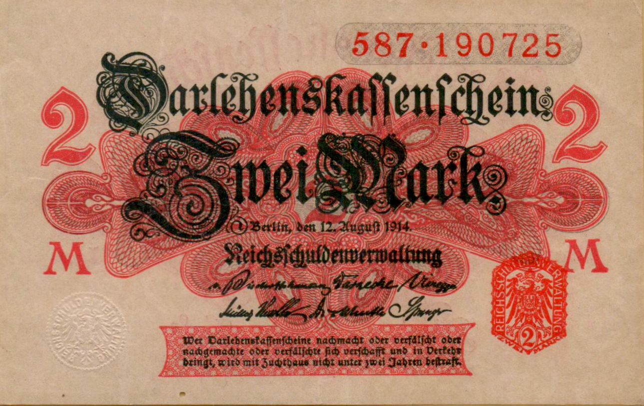 Germany 2 1914 UNC P-53